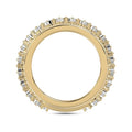 MEN'S BAND 2.00CT ROUND DIAMOND 10K YELLOW GOLD