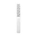 LADIES BAND 0.50CT ROUND DIAMOND 14K WHITE GOLD