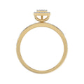 LADIES TRIO SET 1.00CT ROUND/BAGUETTE DIAMOND 10K YELLOW GOLD