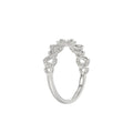 LADIES RING 0.15CT ROUND DIAMOND 14K WHITE GOLD