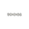 LADIES RING 0.15CT ROUND DIAMOND 14K WHITE GOLD