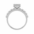 LADIES TRIO RING 1.30CT ROUND DIAMOND 10K WHITE GOLD