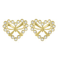 LADIES PENDANT WITH CHAIN 0.13CT ROUND DIAMOND 10K YELLOW GOLD