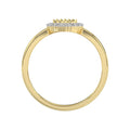 LADIES RING 0.20CT ROUND DIAMOND 10K YELLOW GOLD