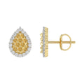 LADIES RING 0.20CT ROUND DIAMOND 10K YELLOW GOLD