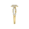 LADIES RING 0.25CT ROUND DIAMOND 10K YELLOW GOLD