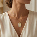 10K Yellow Gold letter 'J' Fashion Pendant With Chain - 0.20 CT Round Diamond Ladies Jewelry Gift
