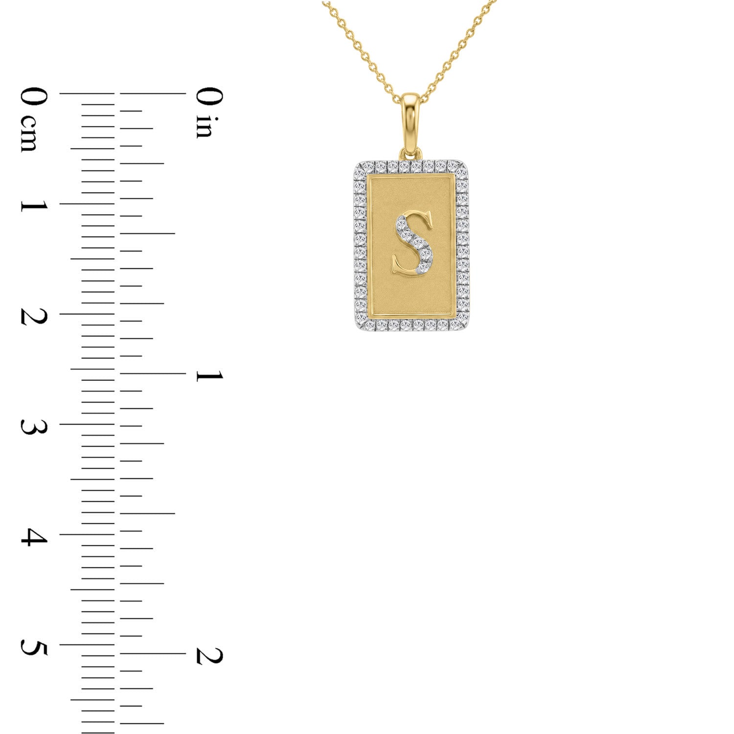LADIES PENDANT 0.20CT ROUND DIAMOND 10K YELLOW GOLD