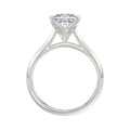 LADIES SOLITAIRE RING 2CT PRINCESS DIAMOND 14K WHITE GOLD