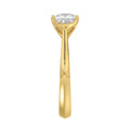 LADIES SOLITAIRE RING 2CT PRINCESS DIAMOND 14K YELLOW GOLD
