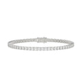 LADIES BRACELET 7CT ROUND DIAMOND 14K WHITE GOLD