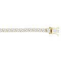 LADIES BRACELET 11CT ROUND DIAMOND 14K YELLOW GOLD