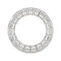 LADIES ETERNITY BAND 4 3/4CT PRINCESS DIAMOND 14K WHITE GOLD