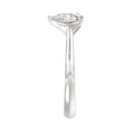 LADIES SOLITAIRE RING 1 1/2CT PEAR DIAMOND 14K WHITE GOLD