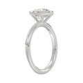 LADIES SOLITAIRE RING 2CT ROUND DIAMOND 14K WHITE GOLD (CENTER STONE ROUND DIAMOND 2CT )