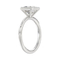 LADIES SOLITAIRE RING 2CT PRINCESS DIAMOND 14K WHITE GOLD (CENTER STONE PRINCESS DIAMOND 2CT )