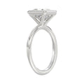 LADIES SOLITAIRE RING 3CT PRINCESS DIAMOND 14K WHITE GOLD (CENTER STONE PRINCESS DIAMOND 3CT )