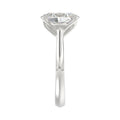 LADIES SOLITAIRE RING 4CT OVAL DIAMOND 14K WHITE GOLD 