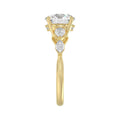 LADIES RING 2 1/2CT ROUND/PEAR/MARQUISE DIAMOND 14K YELLOW GOLD (CENTER STONE ROUND DIAMOND 2.00CT)