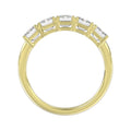 14K YELLOW GOLD 2.00CT EMERALD DIAMOND LADIES BAND