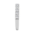 14K WHITE GOLD 3/4CT ROUND DIAMOND LADIES BAND
