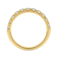 14K YELLOW GOLD 3/4CT ROUND DIAMOND LADIES BAND