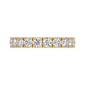 14K YELLOW GOLD 1.00CT ROUND DIAMOND LADIES BAND