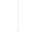 14K WHITE GOLD 2 1/4CT ROUND/EMERALD DIAMOND LADIES NECKLACE