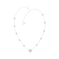 14K WHITE GOLD 2 1/4CT ROUND/OVAL DIAMOND LADIES NECKLACE