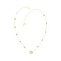 14K YELLOW GOLD 2 1/4CT ROUND/OVAL DIAMOND LADIES NECKLACE