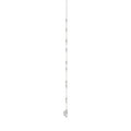 14K WHITE GOLD 2 1/4CT ROUND DIAMOND LADIES NECKLACE