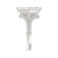 14K WHITE GOLD 3 3/4CT ROUND/PRINCESS DIAMOND LADIES RING