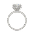 14K WHITE GOLD 2 1/2CT ROUND DIAMOND LADIES RING (CENTER STONE ROUND DIAMOND 2CT)