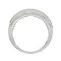14K WHITE GOLD 2.00CT ROUND DIAMOND MEN'S BAND
