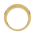 14K YELLOW GOLD 1.00CT ROUND DIAMOND MEN'S BAND