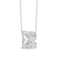 10K WHITE GOLD 1 5/8CT FANCY CUT ALPHABET DIAMOND LADIES PENDANT WITH CHAIN