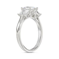 14K WHITE GOLD 2 1/6CT PRINCESS DIAMOND LADIES RING (CENTER STONE PRINCESS DIAMOND 1CT)