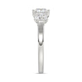 14K WHITE GOLD 2 1/6CT PRINCESS DIAMOND LADIES RING (CENTER STONE PRINCESS DIAMOND 1CT)