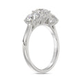14K WHITE GOLD 2 1/4CT ROUND DIAMOND LADIES RING