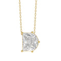 14K YELLOW GOLD 2 1/3CT FANCY CUT ALPHABET DIAMOND LADIES PENDANT WITH CHAIN