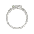 14K WHITE GOLD 1 1/2CT ROUND DIAMOND LADIES RING (CENTER STONE ROUND DIAMOND 2CT)