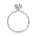14K WHITE GOLD 2.00CT OVAL/ROUND DIAMOND LADIES RING (CENTER STONE OVAL DIAMOND 2CT)