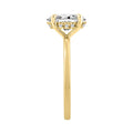 14K YELLOW GOLD 2.00CT OVAL/ROUND DIAMOND LADIES RING (CENTER STONE OVAL DIAMOND 2CT)