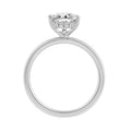 14K WHITE GOLD 2.00CT PEAR/ROUND DIAMOND LADIES RING (CENTER STONE PEAR DIAMOND 2CT)