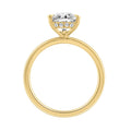 14K YELLOW GOLD 2.00CT PEAR/ROUND DIAMOND LADIES RING (CENTER STONE PEAR DIAMOND 2CT)
