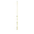 14K YELLOW GOLD 1.00CT ROUND/PEAR DIAMOND LADIES NECKLACE