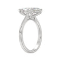 14K WHITE GOLD 1 1/2CT MARQUISE DIAMOND SOLITAIRE RING 