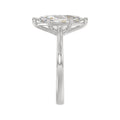 14K WHITE GOLD 1 1/2CT MARQUISE DIAMOND SOLITAIRE RING 