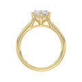 14K YELLOW GOLD 1 1/2CT MARQUISE DIAMOND SOLITAIRE RING