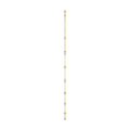 Luxury Round/Pearl Diamond Necklace 10K Yellow Gold 1/3CT Elegant Ladies Jewelry (Color F-G -Clarity VS1/VS2)